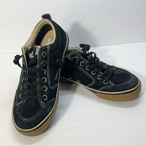 Converse Chuck Taylor 8.5 Mens/ 10 Womens Black Suede Tan Low Top Skater Grunge